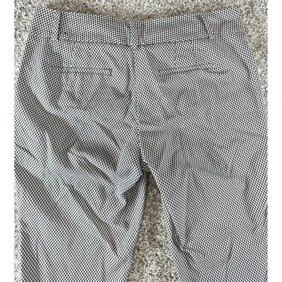 White House Black Market Womens Dress Pants Slim Ankle Geometric *MINT* Size 12 - Picture 7 of 7